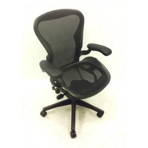 Herman Miller Aeron Chair - Charcoal Mesh - Used