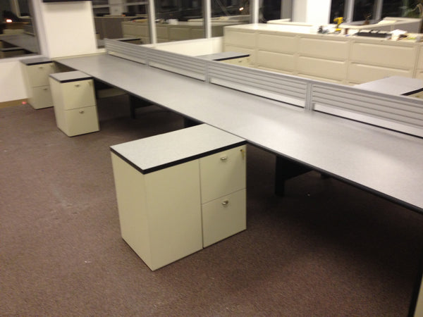 Linear Desk Slatwall