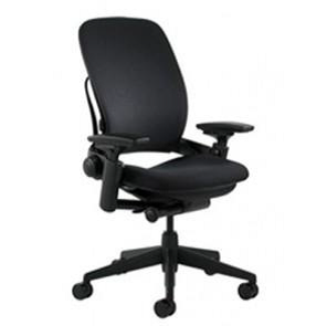 Steelcase Leap Chair - Black Fabric - Used