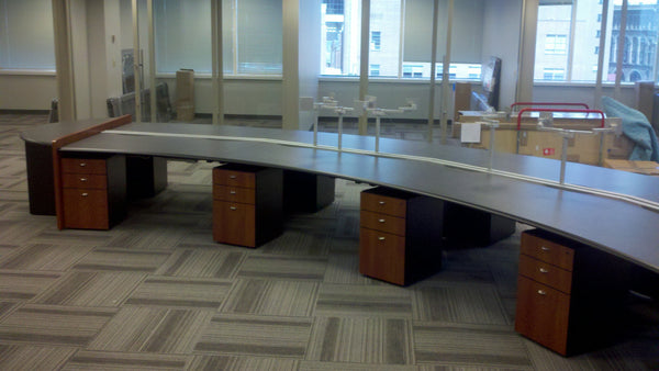 Curved Desk - 2