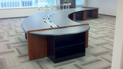 Curved Desk - 2
